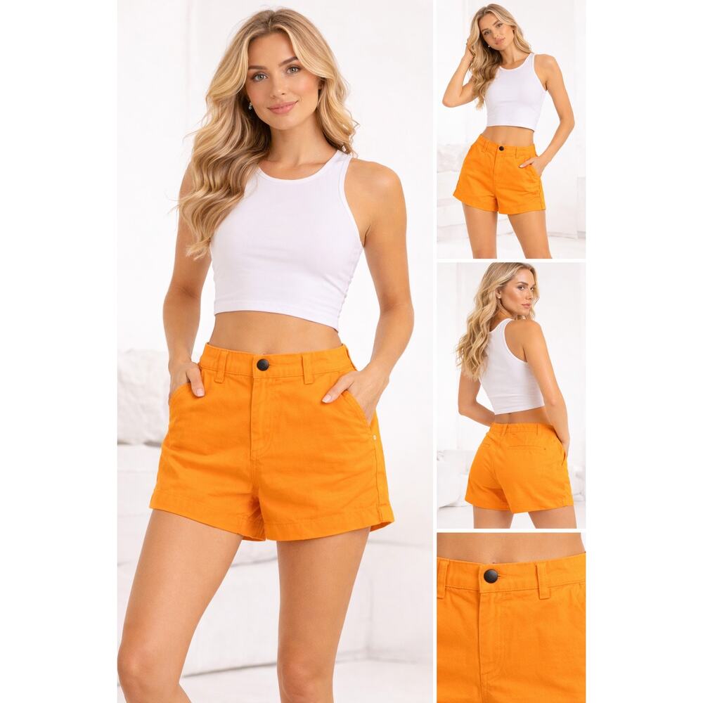 NEW FanPants Orange Tennessee Clemson Shorts Women's 0